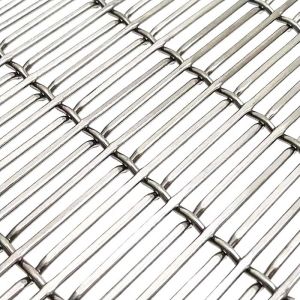 Buy cheap Max 36m Length Durable Decorative Crimped Wire Mesh for Elegant Applications Opening Area 59% from wholesalers