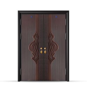 Buy cheap Double Swing Aluminum Villa Entry Door Design Security soundproof from wholesalers