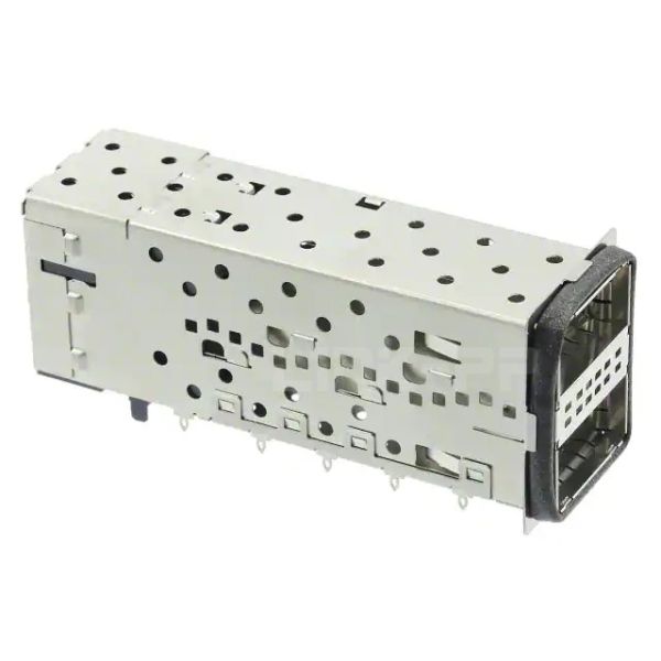 Quality TE 2085945-4 QSFP+ Cage Assembly 2x1 Port With Integrated Connector 14 Gb/s for sale