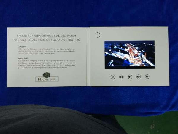 Buy cheap Innovative Video Card Mailer Lcd Screen For Food Distribution from wholesalers