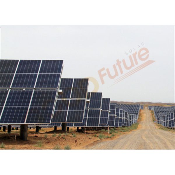 50m/S PV Tracking System 90 Modules Mechanical Solar Tracker