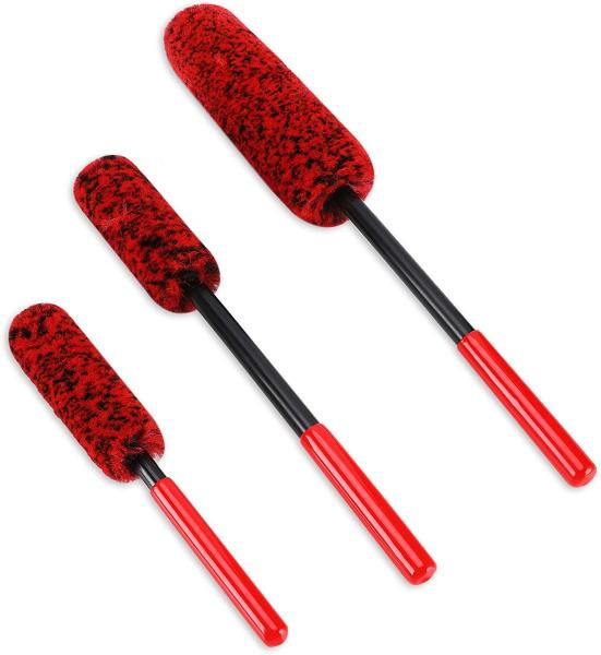 Buy cheap 3 Pcs Synthetic Wool Wheel Cleaning Brush 19.2 Inch from wholesalers