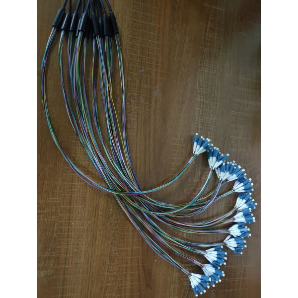 144F LC UPC Pre Terminated Patch Cable Single Mode G652D OFNR