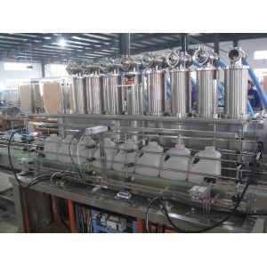 Automatic Volumetric Inline Liquid Bottle Filling Machine With Siemens Control