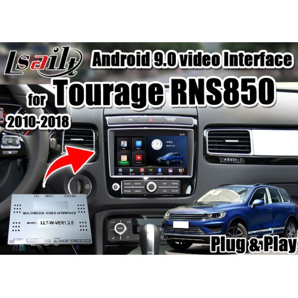 Buy cheap Lsailt CarPlay& Android multimedia video interface for Tourage RNS850 2010-2018 support YouTube , google Play from wholesalers