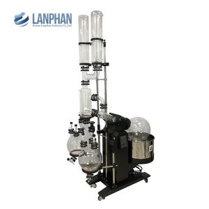 Buy cheap Lanphan Double Condenser 10L Lab Rotary Evaporator from wholesalers