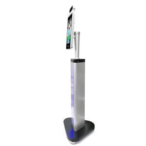 Buy cheap Facial Recognize Digital 1.1m Temperature Scanner Kiosk from wholesalers