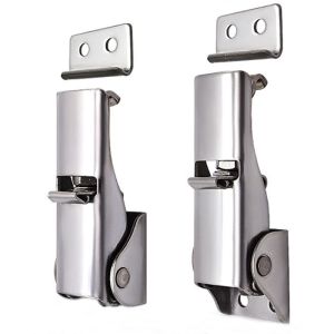 Buy cheap Stainless Steel Lockable Draw Latch , 69x28x18mm Under Center Draw Latches from wholesalers