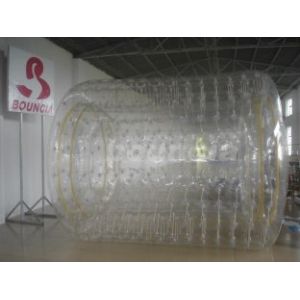 Buy cheap 0.8mm/1.0mm PVC Material Transparent Inflatable Water Roller from wholesalers