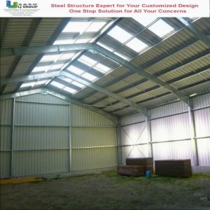 Buy cheap Prefabricated Steel Structure Warehouse with Custom Design from wholesalers