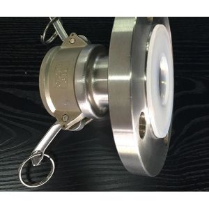 Buy cheap SS316L PTFE Lined Pipe Fittings 4 Inch Rigid Flange Coupling from wholesalers