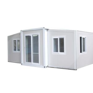 Booth Exhibition Folding Container House with PVC Sliding Window Feature