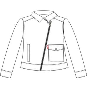 Buy cheap Womens Dark Brown PU Leather Jacket With Plastic Zip Through S M L XL LEDO1727 from wholesalers