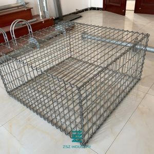 Buy cheap Welded Iron Wire Mesh Fence Rolls Wire Mesh Gabion Box Rectangle 2 * 1 * 1m from wholesalers