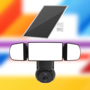 Buy cheap 2K Home Security Camera with Built In Speaker And Microphone WiFi Solar Light Camera from wholesalers