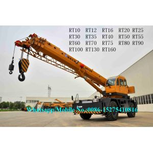 All Wheel Drive 4x4 XCMG Sany Zoomlion 25 Ton RT25 Mobile rough terrain crane