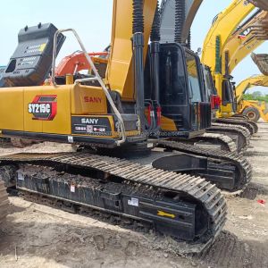 Buy cheap Used Sany SY215C Excavator with 1.2M³ Bucket Capacity and Original Hydraulic Valve from wholesalers