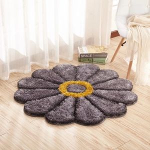 Buy cheap Blue Fan-Shaped Pattern New Design Boy Room Shaggy Kid Living Room Carpet Made In China from wholesalers