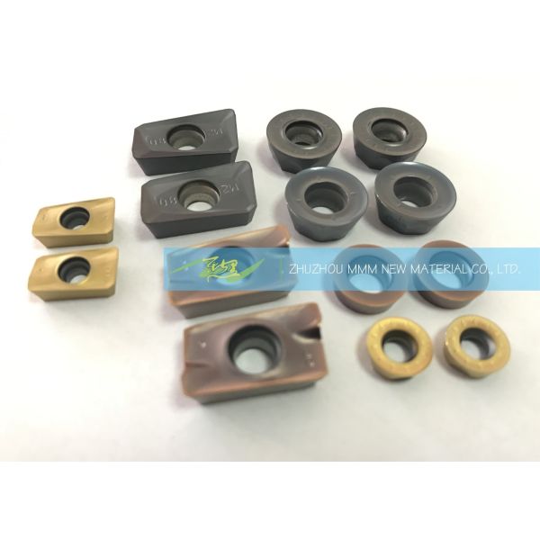 PVD Coating Cemented Carbide Inserts CNC For All Types Milling Requirements