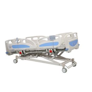Buy cheap FDA Approved Electric Five Function Hospital Beds with ABS side from wholesalers