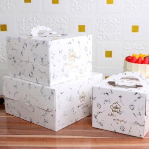 Buy cheap Hand-held cake square baking cake box packing box from wholesalers
