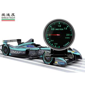 2.5 Inch Turbo Boost Gauge , Car Boost Gauge KPA Unit With LED Buzzer Alarm DO