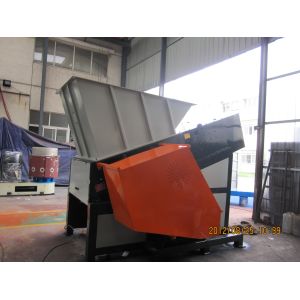 CE Plastic Lumps Shredder , Single Shaft Shredder Rotating Length 1600mm