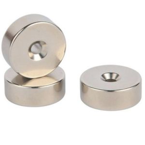Buy cheap Neodymium Permanent Rare Earth Ring Magnets With M3 Countersink Holes from wholesalers