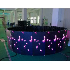 Buy cheap P3.91 Smart Soft Modules Curved Led Video Wall For Indoors from wholesalers