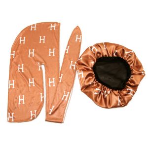 Buy cheap Satin Custom Made Embroidery Durag Bonnet Set from wholesalers