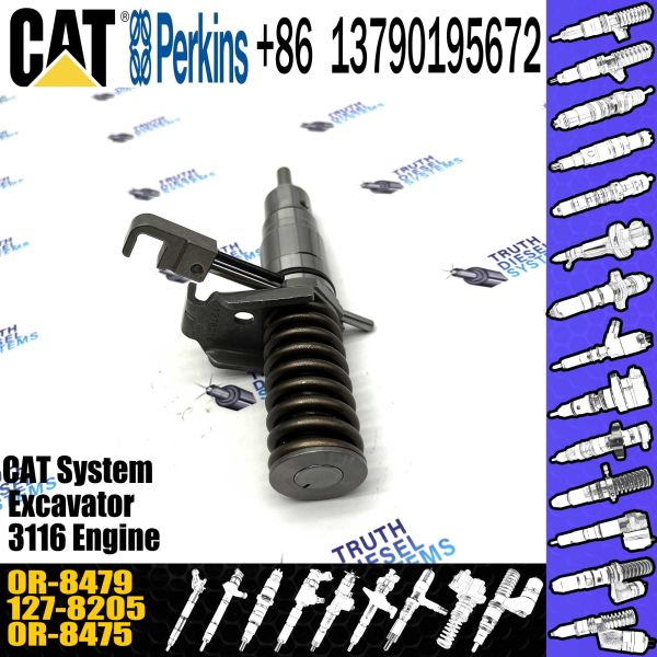 Quality 3116 Engine Diesel Fuel Common Rail Injector Assembly 127-8205 0R-8479 For Caterpillar Integrated Toolcarrier IT12B IT14 for sale