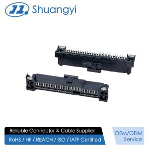 Buy cheap SAS 29P Female Connector, SMT, Gold-Plated 30U