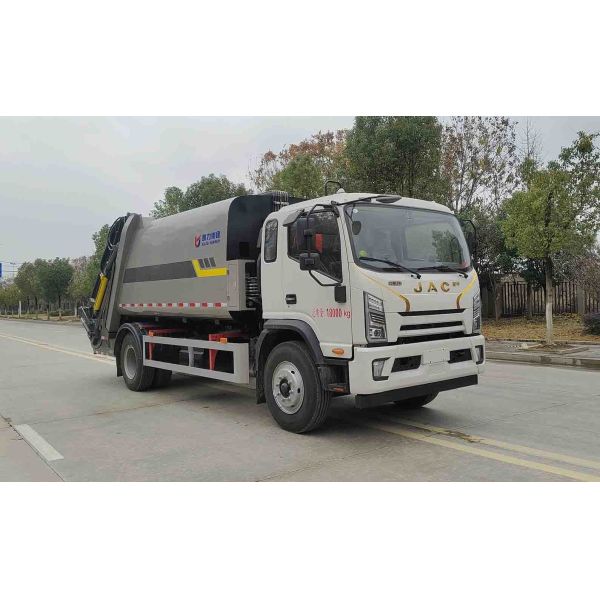 Buy cheap Customizable Compressed Garbage Truck Satellite Positioning Compactor Truck from wholesalers