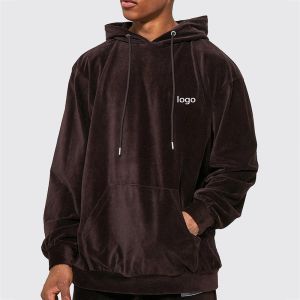 Buy cheap Custom Logo Velour Fabric Hoodie with 430grams and 370grams Fabric Weight for Winter Comfort from wholesalers