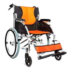 Buy cheap Portable Folding Wheelchair with Aluminium Alloy and Customization Option from wholesalers