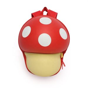 Buy cheap Supercute Personalized Toddler Backpack Baby Kids Mushroom Backpack With Zipper product