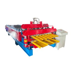 Buy cheap Automatically PPGI GI PPGL GL Double Layer Roll Forming Machine 8*1.5*1.5m from wholesalers