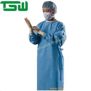 Buy cheap Fluid Resistant 60gsm Reforced Disposable Nonwoven Surgical Gowns from wholesalers