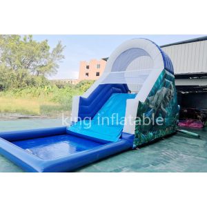 Buy cheap Funny Dinosaur Theme 8.5m By 3m Inflatable Water Slide from wholesalers