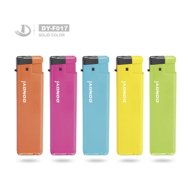 Quality Dy-F017 Windproof Electronic Lighter Without Iron Shell Disposable Customized Request for sale