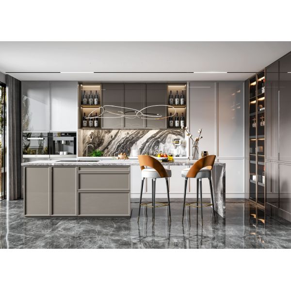 Buy cheap Fireproof Modular Kitchen Cabinet with Sink and Appliances from wholesalers