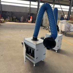One / Two Arm Automatic Cleaning Welding Smoke Exhaust System Welding Fume Dust