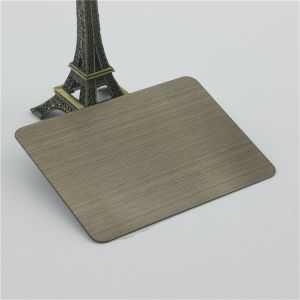 Buy cheap pvd color coating antique bronze stainless steel panel sheet astm 304 quality on sale from wholesalers