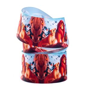 Hot Sale Custom Sizes Brand Logo Artwork Transfer Printed Satin Grosgrain