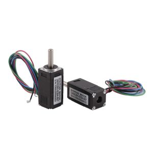 1.8 Degree Hybrid Stepper Motor 14mm Diameter Micro 2 Phase D Shaft 6.6V
