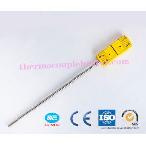 Buy cheap K/J type Needle Shape Pin Sharp Probe Thermocouple RTD with mini / standard Plug from wholesalers