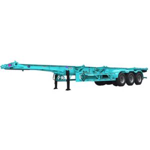 Buy cheap 1600mm Skeleton Container Semi Trailer Fuwa 20 Ft Container Chassis from wholesalers