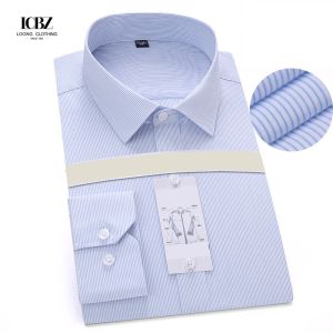 Oversized Plus Size Top for Adults No Ironing Long Sleeve Shirt in Plain Dyed