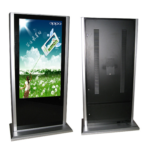 Quality Commercial  55" Floor Stand Alone Digital Signage Screen dustproof , 1980 x 1020 for sale