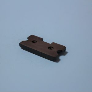 Bruckner Textile Machinery Components Sliding Pad Carbon Peek Material Black
